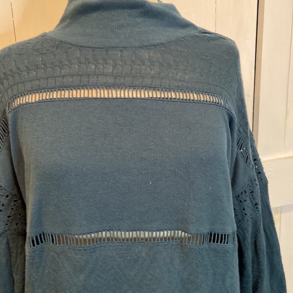 Free People Sunday Funday Emerald Bell Sleeve Top - Picture 3 of 7